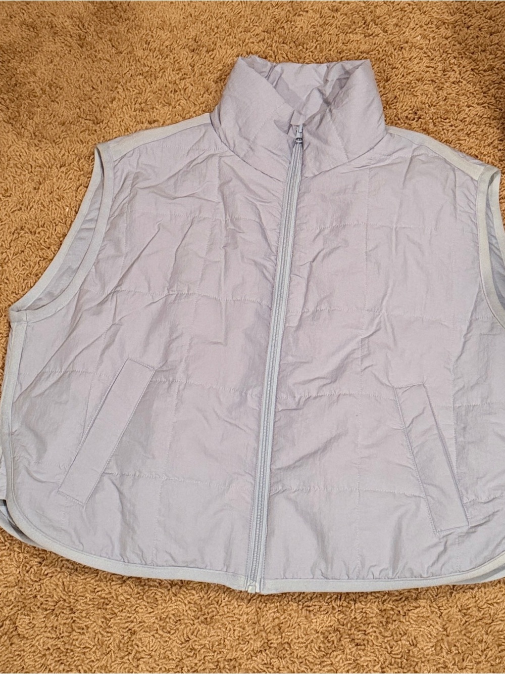 NWT Thread & Supply Light Blue Quilted Vest